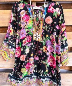 A&A What's New Beloved Heartbreaker Tunic - Black