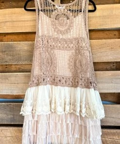 Sassy Bling AHB EXCLUSIVE: Only The Young Vest - Mocha -100% COTTON What's New