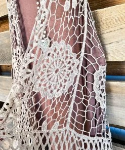 Sassy Bling What's New AHB EXCLUSIVE: The First Resort Vest - Mocha - 100% COTTON