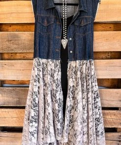 Origami AHB EXCLUSIVE: All The While Vest - Denim/Grey What's New