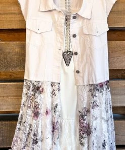 Origami AHB EXCLUSIVE: Run To You Vest - Ivory/Floral What's New