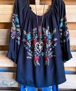 A&A AHB EXCLUSIVE: No Secrets Blouse - Black