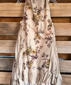 Origami AHB EXCLUSIVE: Counting The Stars Vest - Taupe/Yellow/Floral What's New