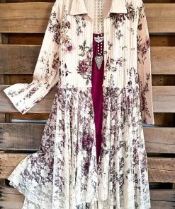 Origami AHB EXCLUSIVE: Angel In You Sweater Cardigan - Natural/Floral