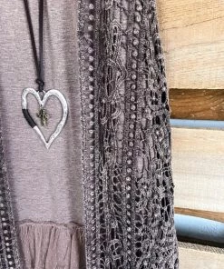 Origami AHB EXCLUSIVE: Dream Weaver Vest - Brown - 100% COTTON What's New