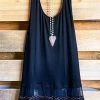 Origami Layers And Love Tank With Stones - Black/Stone What's New