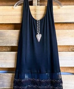 Origami Layers And Love Tank With Stones - Black/Stone What's New