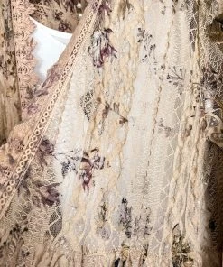 Angel Heart Boutique What's New AHB EXCLUSIVE: Embrace The Joy Cardigan - Taupe/Yellow Flower