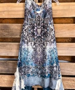 Origami AHB EXCLUSIVE: Love Is Alive Tunic - Beige/Navy