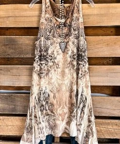 Origami AHB EXCLUSIVE: Love Is Alive Tunic - Beige Mix