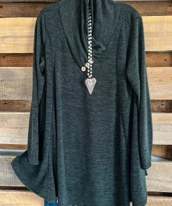 Heimish What's New I'm Still Standing Sweater Tunic - Olive