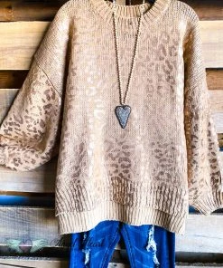 Andthewhy Flawlessly Fierce Sweater - Rose Gold -SALE