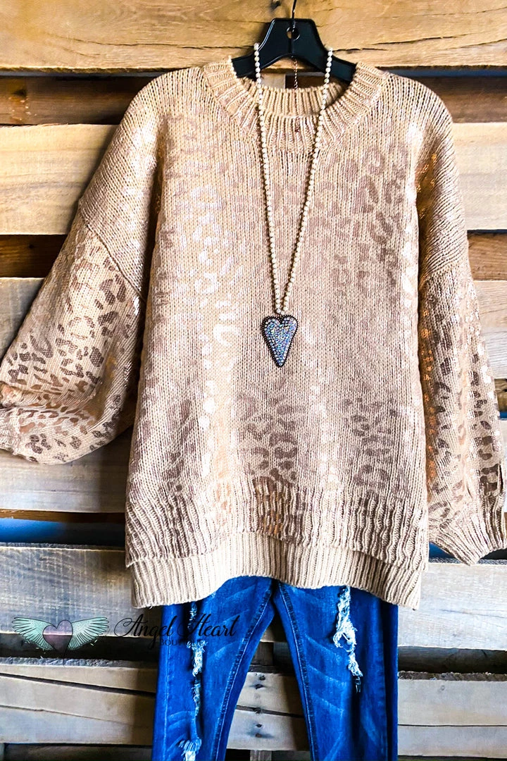 Andthewhy Flawlessly Fierce Sweater - Rose Gold -SALE 4 Andthewhy Flawlessly Fierce Sweater - Rose Gold -SALE