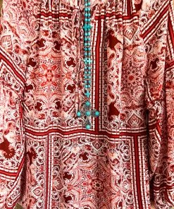 Angel Heart Boutique Why Not Me Blouse - Rust - SALE