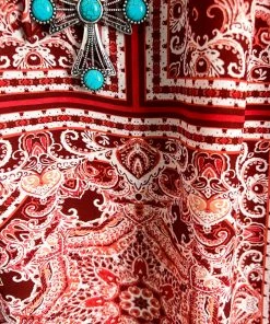 Angel Heart Boutique Why Not Me Blouse - Rust - SALE