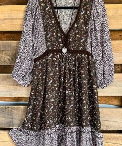 Umgee All To Well Dress - Coco Mix - SALE