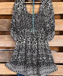 Umgee What's New It Could Be You Dress - Black Mix