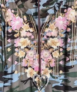 Andree Come Along With Me Top - Camo - SALE-