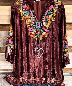 A&A Life With Passion Top - Brown What's New