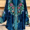 Umgee What's New AHB EXCLUSIVE: The One Who Loved Velvet Top - Teal