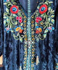 Umgee What's New AHB EXCLUSIVE: The One Who Loved Velvet Top - Teal