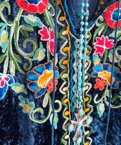 Umgee What's New AHB EXCLUSIVE: The One Who Loved Velvet Top - Teal