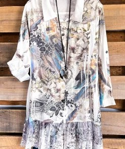 Origami AHB EXCLUSIVE: Mindfulness Harmony Top - Ivory/Feather What's New