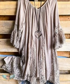 Sassybling AHB EXCLUSIVE: Spring Sighting Tunic/Dress- Mocha What's New