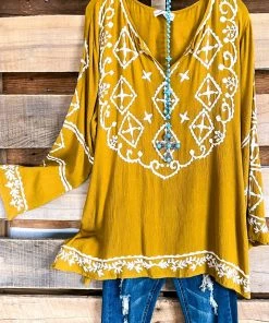 Asha AHB EXCLUSIVE: Wind Love Top - Mustard