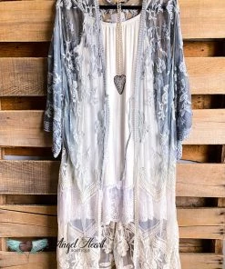 Origami AHB EXCLUSIVE: Daily Dreaming Crochet Cardigan - Grey What's New