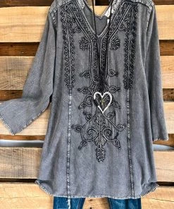 Asha AHB EXCLUSIVE: Free Spirit Top - Grey