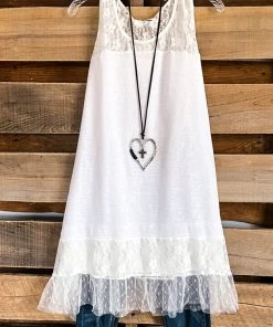 Sassybling AHB EXCLUSIVE: Definition Of Class Tunic Sleeveless - White What's New