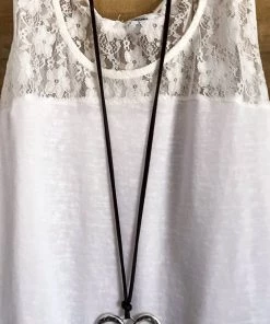 Sassybling AHB EXCLUSIVE: Definition Of Class Tunic Sleeveless - White What's New