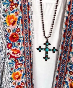 Andree What's New On My Own Time Cardigan - Ivory Navy