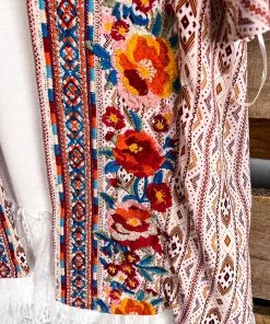 Andree What's New On My Own Time Cardigan - Ivory Rust