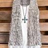 Angel Heart Boutique All To Comfy Vest - Black / White What's New