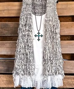 Angel Heart Boutique All To Comfy Vest - Black / White What's New