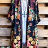 A&A What's New AHB EXCLUSIVE: Bright With A Smile Long Duster - Black/Multi