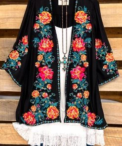 Andree What's New AHB EXCLUSIVE: Renewed Reflections Cardigan - Black