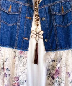 Origami What's New AHB EXCLUSIVE: All The While Vest - Denim/Flower