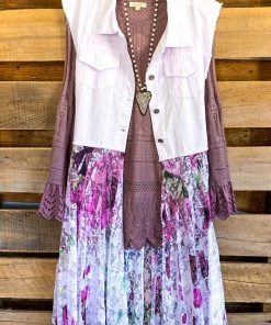 Origami AHB EXCLUSIVE: Run To You Vest - Ivory/Rose What's New