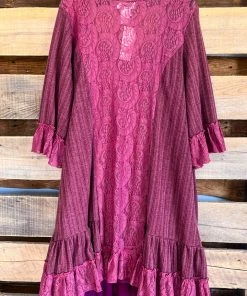 Sassybling AHB EXCLUSIVE: Champagne In The City Cardigan - Maroon