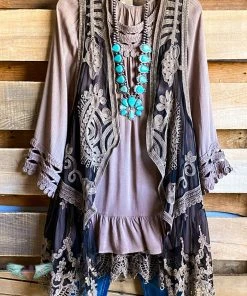 Origami AHB EXCLUSIVE: See My Soul Vest - Brown