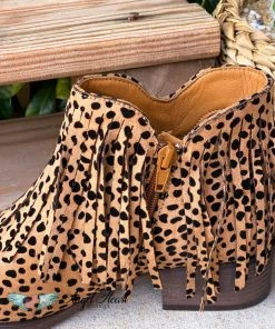 Olem Shoe What's New She Will Be Loved Booties - Cheetah Print 11 Olem Shoe What's New She Will Be Loved Booties - Cheetah Print