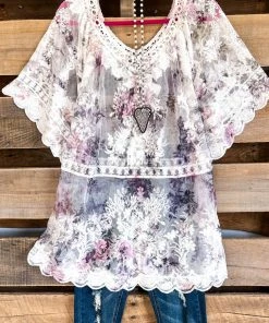 Origami AHB EXCLUSIVE: You'll Be In My Heart Top - Ivory/Floral What's New