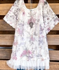 Origami AHB EXCLUSIVE: You'll Be In My Heart Top - Ivory/Floral What's New