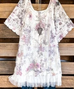 Origami AHB EXCLUSIVE: You'll Be In My Heart Top - Ivory/Floral What's New