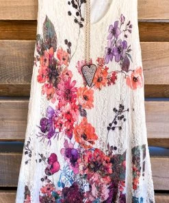 Origami AHB EXCLUSIVE: Because Of Happiness Tunic - Beige/Flower