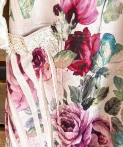 Origami AHB EXCLUSIVE: Candle On The Water Suede Tunic - Ivory Rose