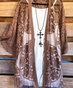 Umgee Love You Always Cardigan - Mocha What's New